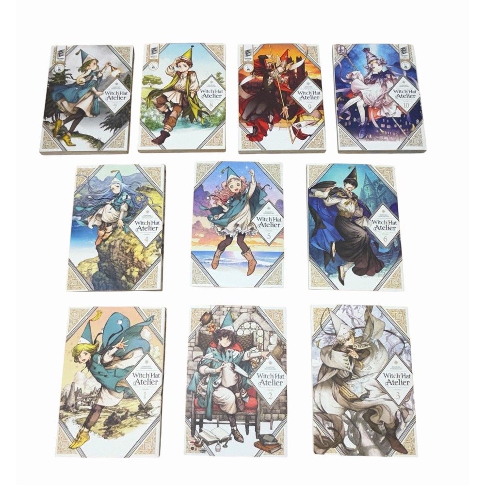 Witch Hat Atelier Manga Lot Volumes 1-10 Paperback Kodansha Comics